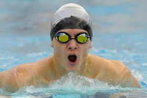 Boys swimming: Eagles splash Wolves in makeup meet