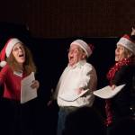 &ldquo;The Christmas Bench&rdquo; from November 2015 featured, from left, Barbara Drennan, Ric Munhall and Teresa Pierce. Photo courtesy of Readers Theatre Plus