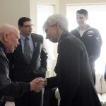 World War II vets honored with flags