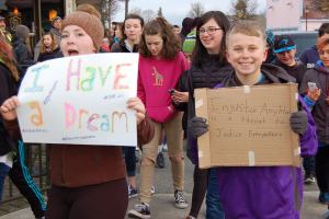 Youth walk celebrates Martin Luther King Jr. Day