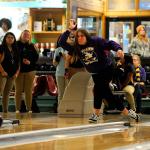 Destiny Staus, seen here competing in early January, becomes the first Sequim bowler to earn a state berth since 2011. Sequim Gazette file photo by Matthew Nash