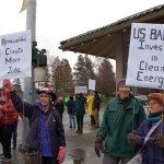 Protesters rally outside U.S. Bank