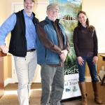 Sixty acres of long-farmed, fertile ground within the Sequim-Dungeness Valley is no longer at risk of being anything but a space for local agriculture.                                 Steve Vause, landowner and president of the 159-year-old Historic Ward Farm&rsquo;s group of stakeholders, signed the final document needed to confirm a conservation partnership with North Olympic Land Trust on Feb. 2.                                 Although the farm came under contract for conservation in late November, the successful effort by Land Trust officials to conserve the farm, which is among the few large swaths of farmland remaining in Clallam County, was a multi-year process that relied on both state and community support.                                 &ldquo;The importance of local farmland is something we (farm&rsquo;s stakeholders) all share,&rdquo; Vause said. &ldquo;It&rsquo;s exciting to know this historic farm will always be available for agriculture.&rdquo;                                 From left are Tom Sanford, North Olympic Land Trust executive director; Steve Vause, landowner; and Michele Canale, North Olympic Land Trust conservation director.