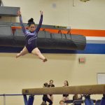 Gymnastics: Sequim’s Pfeffer and Sweet, PA teammates advance to districts