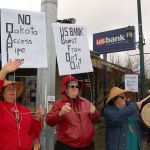 Protesters rally outside U.S. Bank
