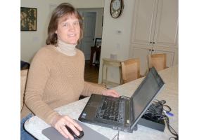 Jo Ann Rohner is a full-charge bookkeeper, ready to help small businesses get their financial information organized. Sequim Gazette photo by Patricia Morrison Coate