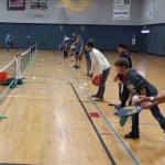 Sequim Picklers provide pickleball lessons on Tuesdays for students in the Sequim Boys & Girls Club. Photo courtesy of Charlie Pugh