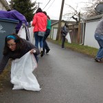 Volunteers gathered to clean up dowtown Sequim