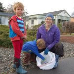 Volunteers gathered to clean up dowtown Sequim