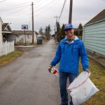 Volunteers gathered to clean up dowtown Sequim