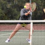 Girls tennis: Big turnout, deep team hits courts for Sequim in ‘17
