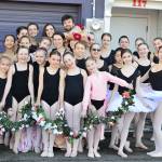 Some of the cast for &ldquo;The Sleeping Beauty&rdquo; on March 25-26, at PA High School gather for a photo. The show features more than 90 dancers from across the Olympic Peninsula and world. Photo by Diane Urbani de la Paz