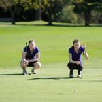 Sequim&rsquo;s Sarah Shea and Alex McMenamin, seen here eyeing a putt at The Cedars at Dungeness last March, are the girl squad&rsquo;s No. 2 and No. 1 varsity players. McMenamin, a senior, won the Olympic League MVP three years in a row. Sequim Gazette file photo by Michael Dashiell