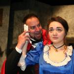 Jeremy Pederson stars as Count Dracula with Luci Barrera as Mina Seward in &ldquo;Dracula: The Musical?&rdquo; for three weeks starting April 28, at the Port Angeles Community Playhouse. Photo by Kate Carter