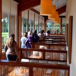 The Cedars at Dungeness reopened in mid-March after extensive remodel to its kitchen and entryway. The Double Eagle restaurant features new lighting and tile and a new host area for it at Stymie&rsquo;s Bar & Grill. Sequim Gazette photo by Matthew Nash