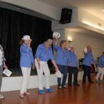 Members from Soroptomist International of Sequim performed a musical number at the Crazy Daze Breakfast on Friday, April 5. The Soroptimists won the Pioneer Award during the breakfast ceremony. Sequim Gazette photo by Erin Hawkins