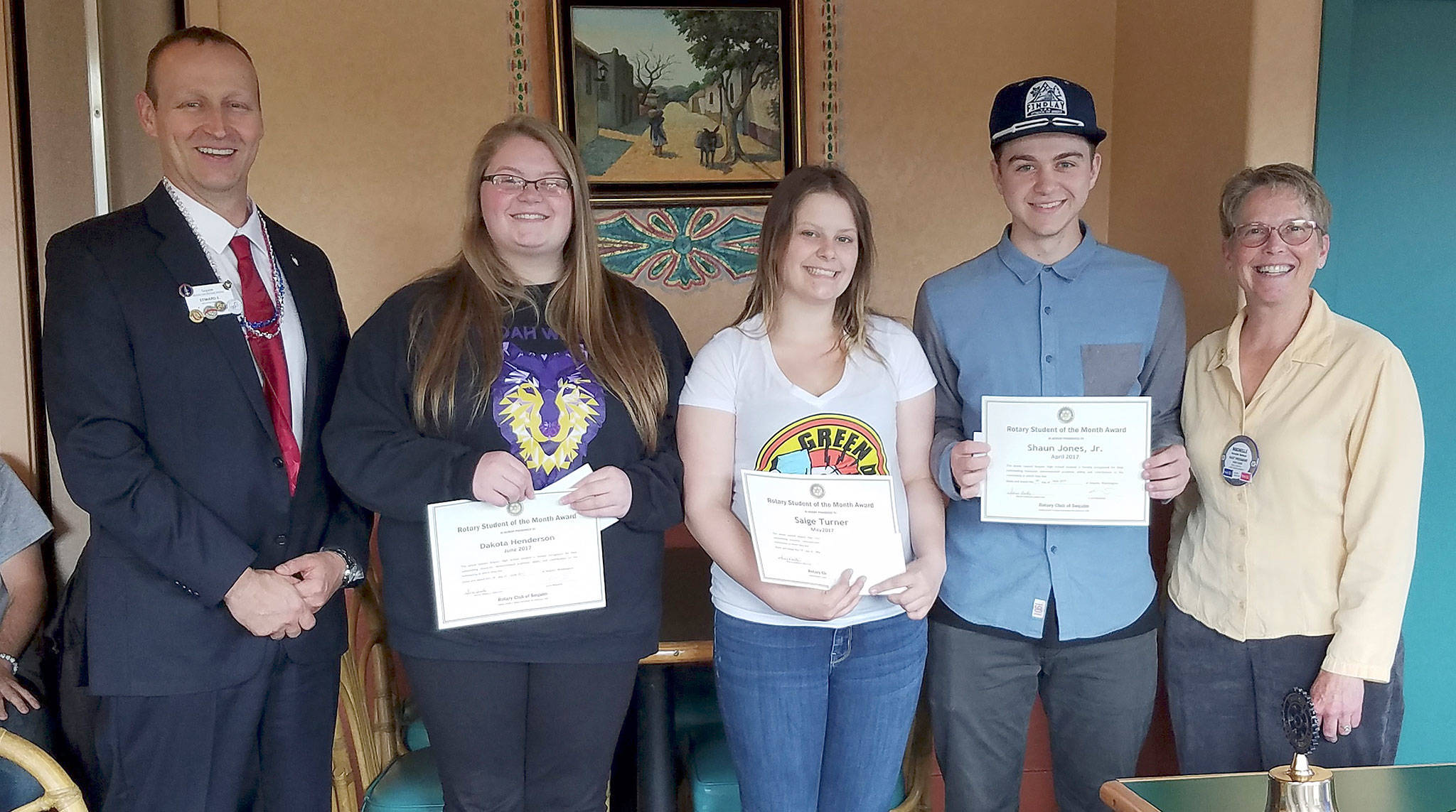 Milestone: Rotarians honor Sequim High students