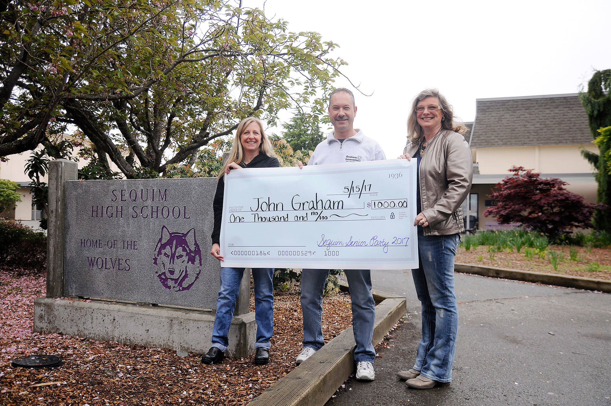 Graham wins $1,000 raffle