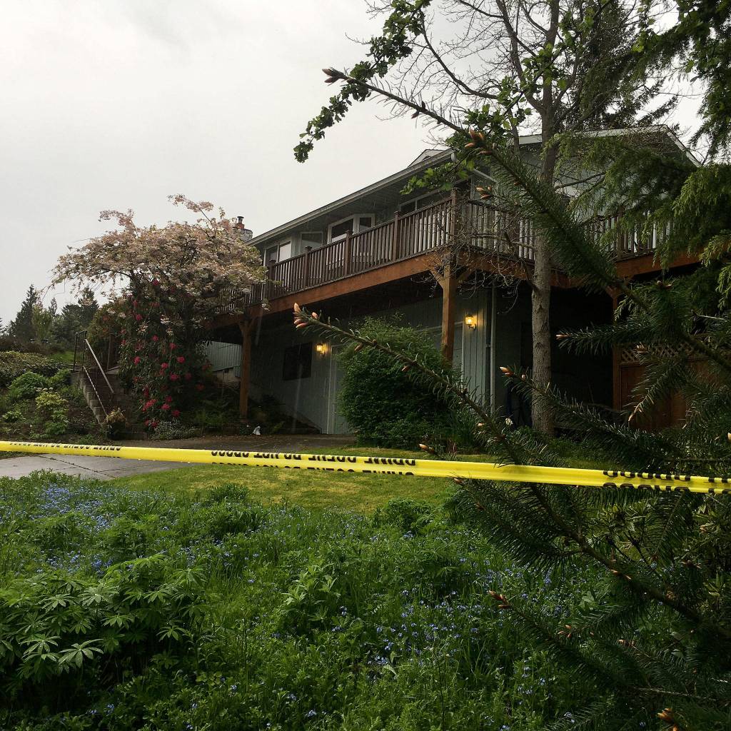 Investigation is ongoing into a suspicious death at the 100 block of Hurricane Drive in Sequim. Sequim Gazette photo by Matthew Nash