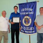 Wiker earns Elks honor