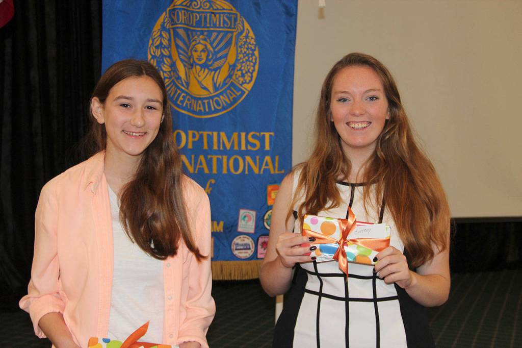 Milestone: Sequim Soroptimist group names Violet Richardson award winners