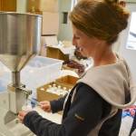 Kristy Hilliker, co-owner of B&B Family Farm, prepares lavender lotion prior to last year&rsquo;s Sequim Lavender Weekend. This year, she and her husband Zion added 2,500 lavender plants to the farm. Sequim Gazette file photo by Matthew Nash