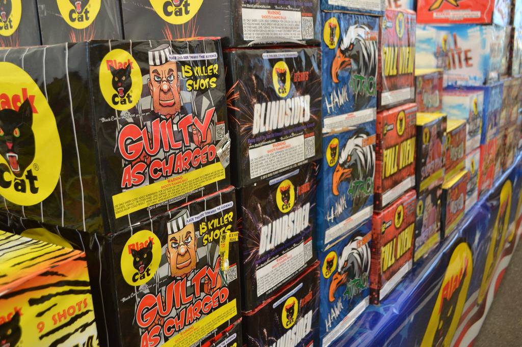 Even though Sequim City Councilors approved a ban for residents to discharge fireworks in the City of Sequim last November, the change won&rsquo;t take effect until 2018. This year, residents can still shoot consumer fireworks in the city from June 28-July 5. Sequim Gazette photo by Matthew Nash