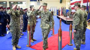 Sequim native assumes command of Mideast Navy base