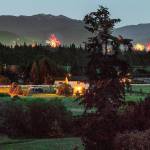 Contributor Bob Lampert snaps a time delay shot of fireworks going off around the Sequim area on the Fourth of July.