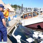 Boat sinks at John Wayne Marina after pumps fail