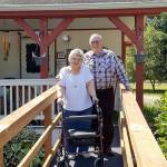 Milestone: Sequim Lions, church build wheelchair ramp for Sequim residents