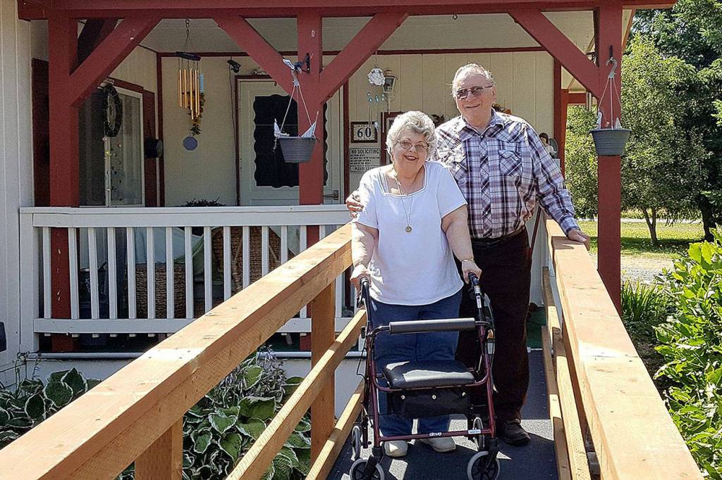 Milestone: Sequim Lions, church build wheelchair ramp for Sequim residents