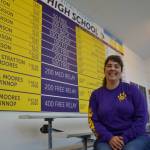 Anita Benitez plans to coach Sequim High&rsquo;s swim teams next season with the girls competing in the fall and the boys in the winter. This will be her seventh season with the girls and she follows Linda Moats as boys coach. Moats helped start the girls program in 1998 and the boys in 2000. &ldquo;We&rsquo;re hoping to break some records,&rdquo; Benitez said of her swimmers. Sequim Gazette photo by Matthew Nash