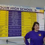 Anita Benitez plans to coach Sequim High&rsquo;s swim teams next season with the girls competing in the fall and the boys in the winter. This will be her seventh season with the girls and she follows Linda Moats as boys coach. Moats helped start the girls program in 1998 and the boys in 2000. &ldquo;We&rsquo;re hoping to break some records,&rdquo; Benitez said of her swimmers. Sequim Gazette photo by Matthew Nash