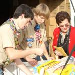 Nina Fatherson worked countless hours with community groups like the Boy Scouts to help people in-need at the Sequim Food Bank for 28 years. Community members remember her for her dedication to Sequim and its residents. Sequim Gazette file photo by Patricia Morrison Coate