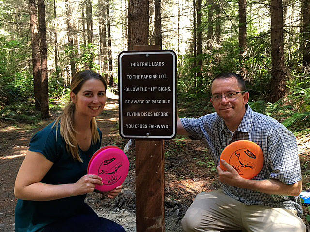 A quick nine at the Rainshadow Disc Golf Park