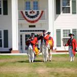 The Seattle area-based Columbia Fife & Drum Corps, seen here performing in 2016, returns to play at the Northwest Colonial Festival this week at the George Washington Inn. Sequim Gazette file photo by Matthew Nash