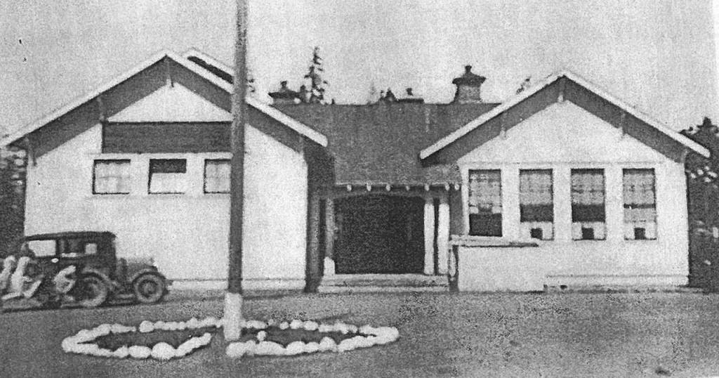 This picture shows the Macleay School from sometime around 1931. The school eventually became the Sequim Prairie Grange in 1942. Photo courtesy Sequim Museum & Arts
