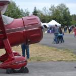 Jeff Wise of Sequim snaps a photo of a 1946 Fairchild from Seattle at the Olympic Peninsula Air Affaire and Sequim Valley Fly-In last year, which continues this weekend Aug. 26-27 at the Sequim Valley Airport.