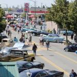 Community members enjoy a classic car show in Sequim on Aug. 19, &ldquo;Sequim Prairie Nights.&rdquo; Sequim Gazette photo by Michael Dashiell