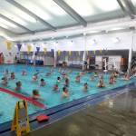 Shallow water aerobics classes at the YMCA of Sequim were a hit this summer with dozens of people turning out to hit the pool. Photo courtesy of Cody Stallknecht