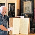 Milestone — Rotarian shares Bible collection