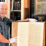 Milestone — Rotarian shares Bible collection