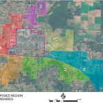 Seven new regions in the City of Sequim will be used by residents and city staff to pinpoint issues for code enforcement, affordable housing and other issues. Map courtesy of the City of Sequim