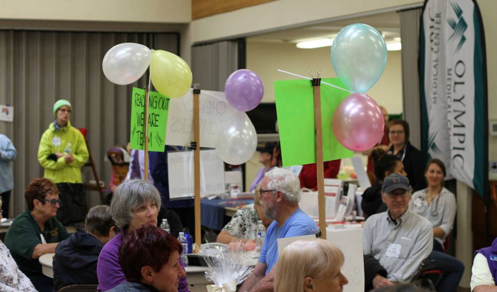 Organizers of the Dungeness Valley Health and Wellness Clinic&rsquo;s Fun Walk and Health Fair said this year may have had the most vendors ever. Photo courtesy of the Dungeness Valley Health and Wellness Clinic