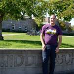 David Lyke, campus lead for Sequim newlife church, stands outside Sequim Middle School where the church holds its grand opening at 10:30 a.m. Sunday, Sept. 17. Lyke said his church is looking to love and serve Sequim. Sequim Gazette photo by Matthew Nash