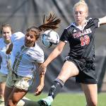 Women’s soccer: Pirate women sweep aside Trojans, Cardinals