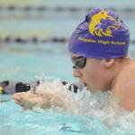 Girls swimming: Wolves remain undefeated, making state times