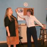 The Port Angeles Community Players&rsquo; &ldquo;Five Tellers Dancing in the Rain&rdquo; opens Sept. 22, and stars Debbie Bourquin and Nancy Gooch. Photo by Kate Carter