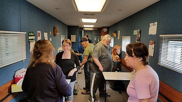 Lions help with free clinic’s health exams